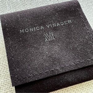 MONICA VINADER Small Microfiber Velvet Pouch